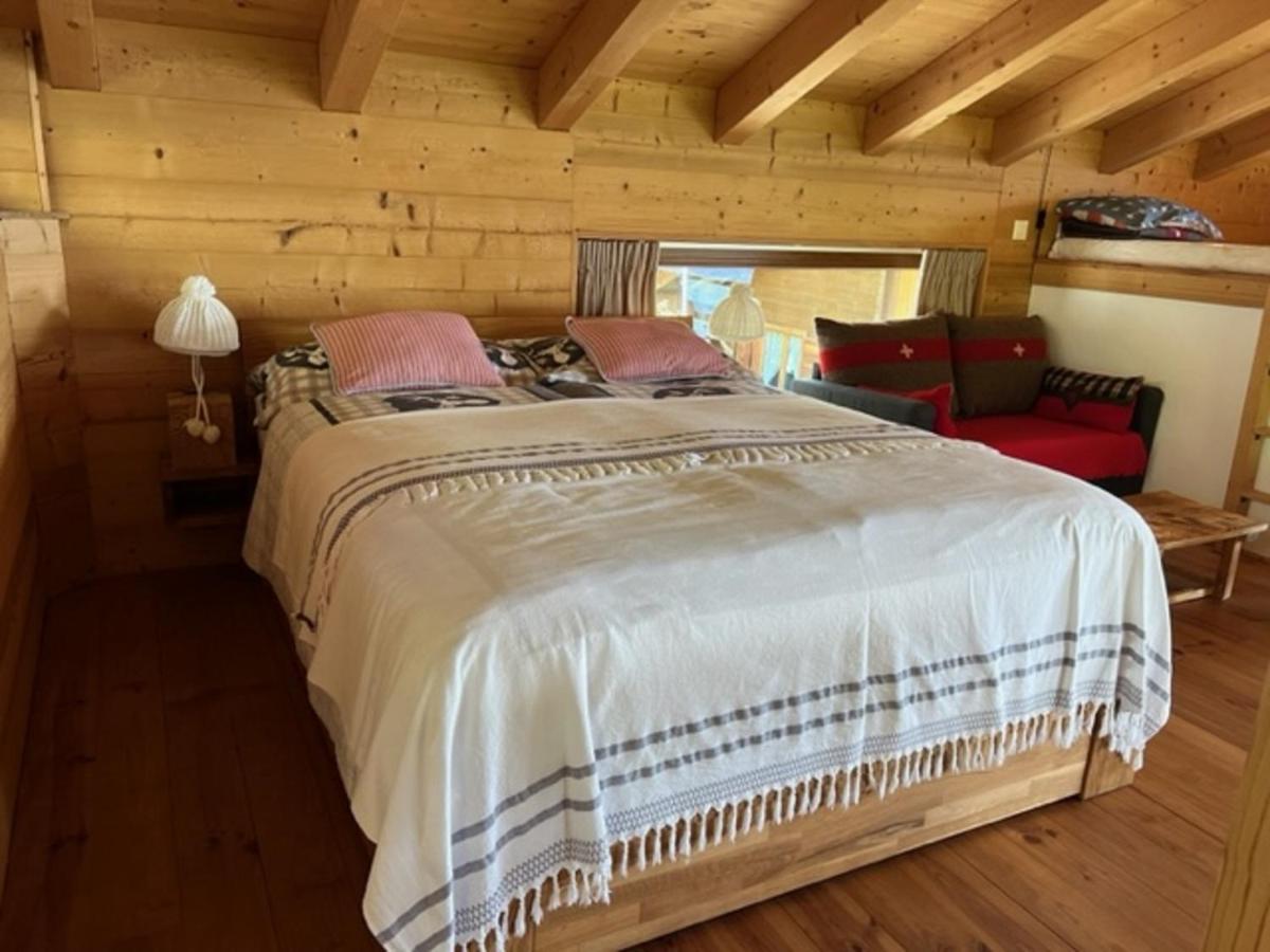 Chalet Lombardie Veysonnaz Eksteriør billede
