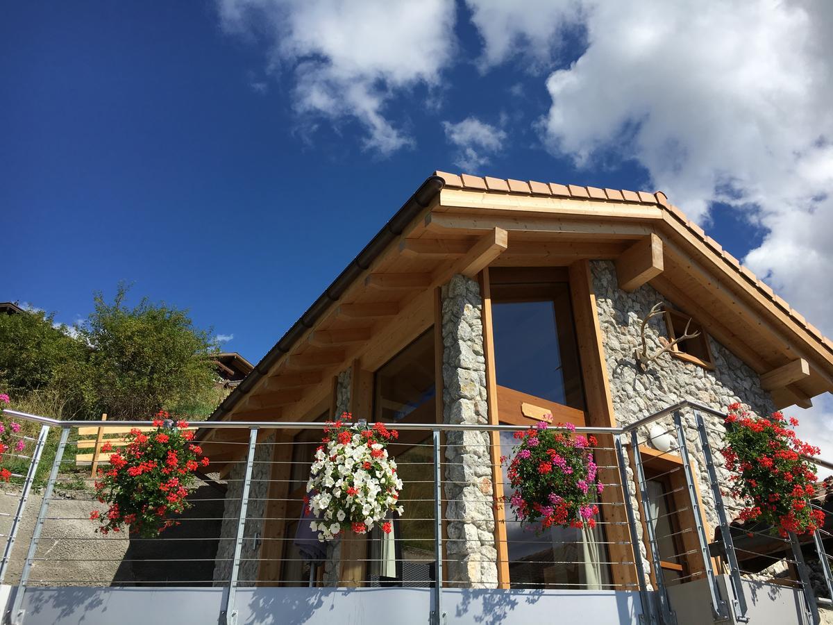Chalet Lombardie Veysonnaz Eksteriør billede