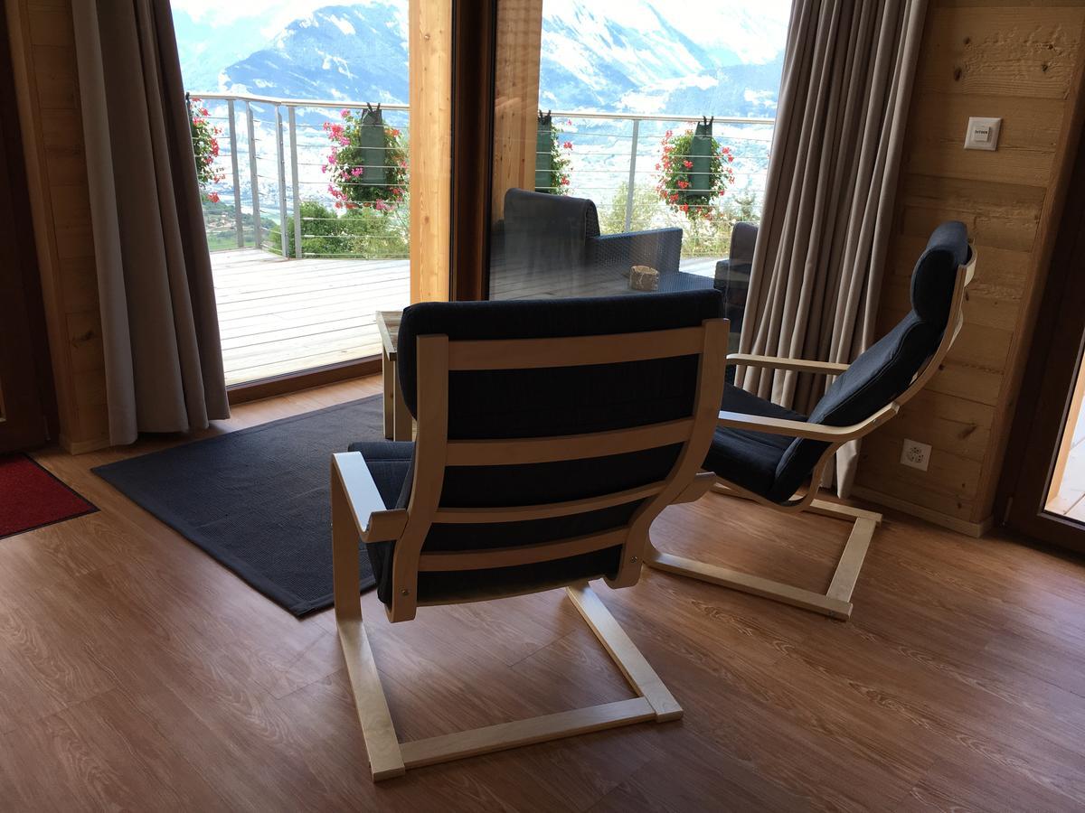 Chalet Lombardie Veysonnaz Eksteriør billede