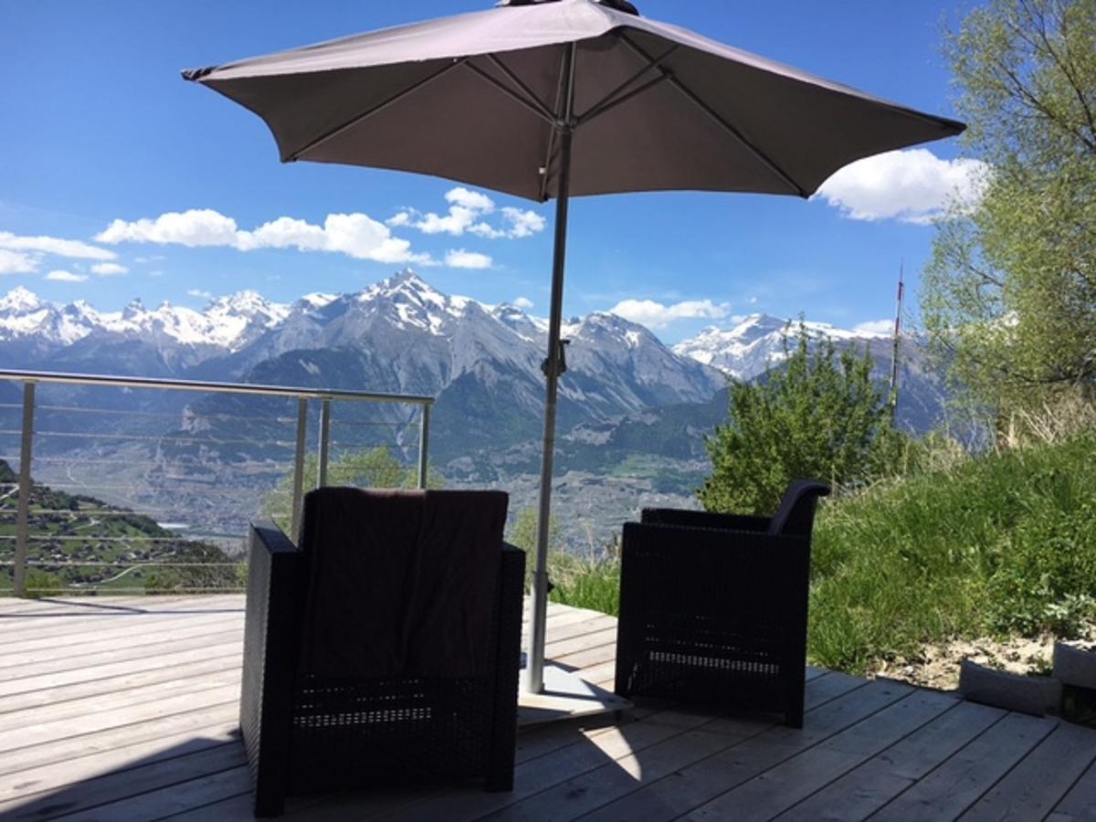 Chalet Lombardie Veysonnaz Eksteriør billede